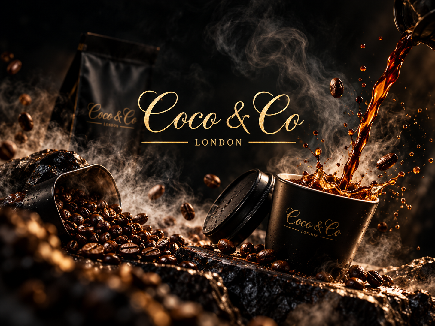 Coco and Co London Coffee Branding